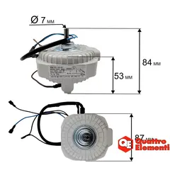 Двигатель эл. переменного тока QUATTRO ELEMENTI QE-30G (911-550-012)