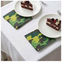 Салфетки Камуфляж, 25 см, 12 шт.