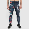 Компрессионные штаны Hardcore Training Nordic Pattern Black Russian