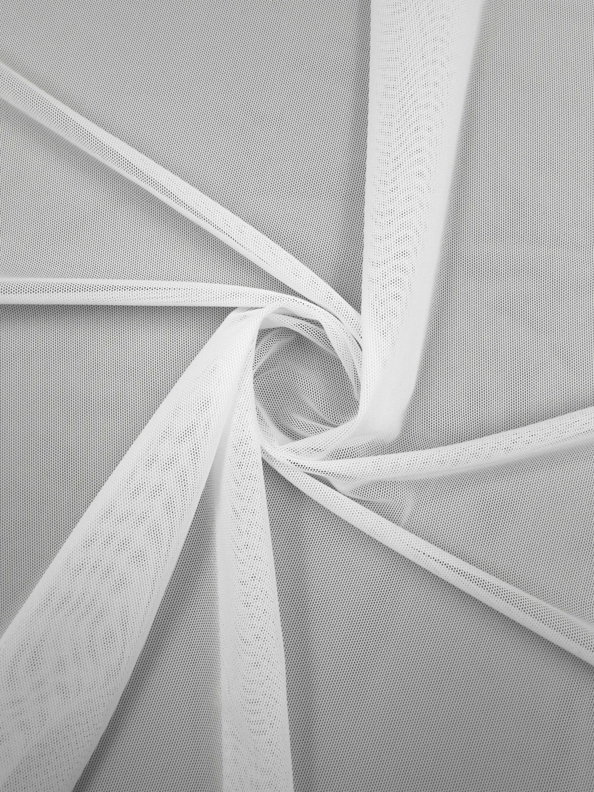 Сетка эластичная холодная белая метражом мелкая ячейка (Турция)