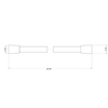 Gessi 01637#726 Шланг для душа 1500 мм., Cromalux, цвет Warm Bronze Br. PVD