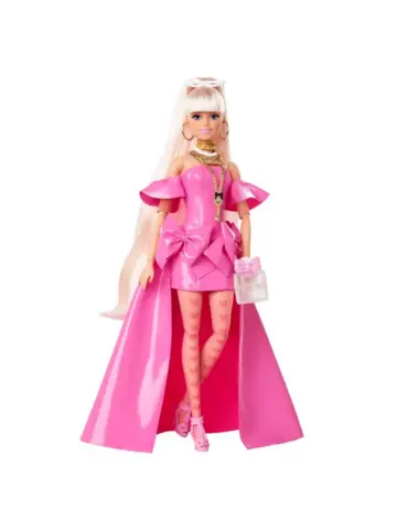 Кукла Барби Экстра в розовом платье HHN12