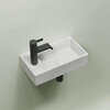 Ceramica Nova Element CN6051RMW Умывальник подвесной прямоугольный (чаша справа, отверстие под смеситель слева), 41.7x21.7, цвет: белый