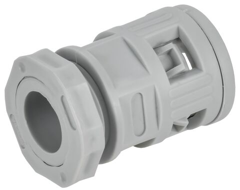 ELASTA Муфта вводная для гофр. труб MVN16 IP40 серая IEK