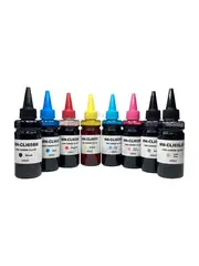 Чернила MyInk для CANON PIXMA PRO-200 (CLI-65BK, C, M, Y, PC, PM, GY, LGY, Dye) комплект 8 цветов по100мл