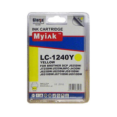 Картридж для Brother MFC-J6510, 6710, 6910 (LC1240Y) Yellow (9,6ml, Dye) MyInk