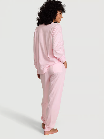 ХЛОПКОВАЯ ПИЖАМА С БРЮКАМИ