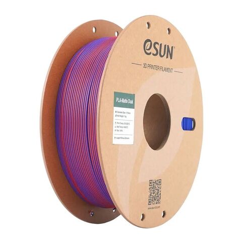 Пластик для 3D-печати eSUN PLA-Matte Dual, 1,75 мм, 1 кг, красный/синий, PLA-MTD175B-RU1P1