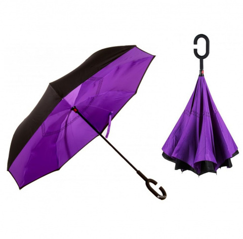 Антизонт (зонт наоборот) фиолетовый