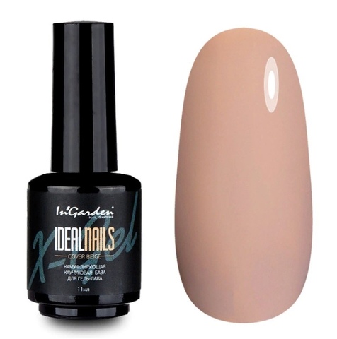 In'Garden Камуфлирующая база бежевая IDEAL NAILS, 11 мл