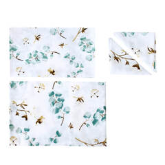 Комплект муслиновых пеленок (зелёная травка)