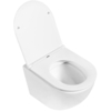 Подвесной унитаз BelBagno Sfera-R BB046CHR/BB870SC безободковый с сиденьем микролифт, белый