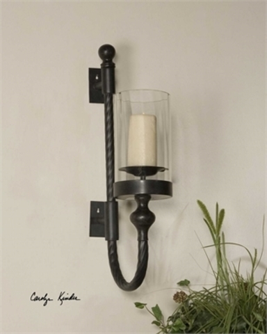 Garvin Twist, Sconce with Candle