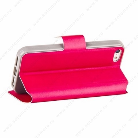 Чехол-книжка Kooso Melkco для iPhone SE/ 5s/ 5C/ 5 - Kooso Koka Book case Pink