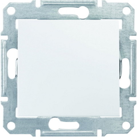 Кнопочный выключатель 10А. Цвет белый. Schneider Electric Sedna. SDN0700121