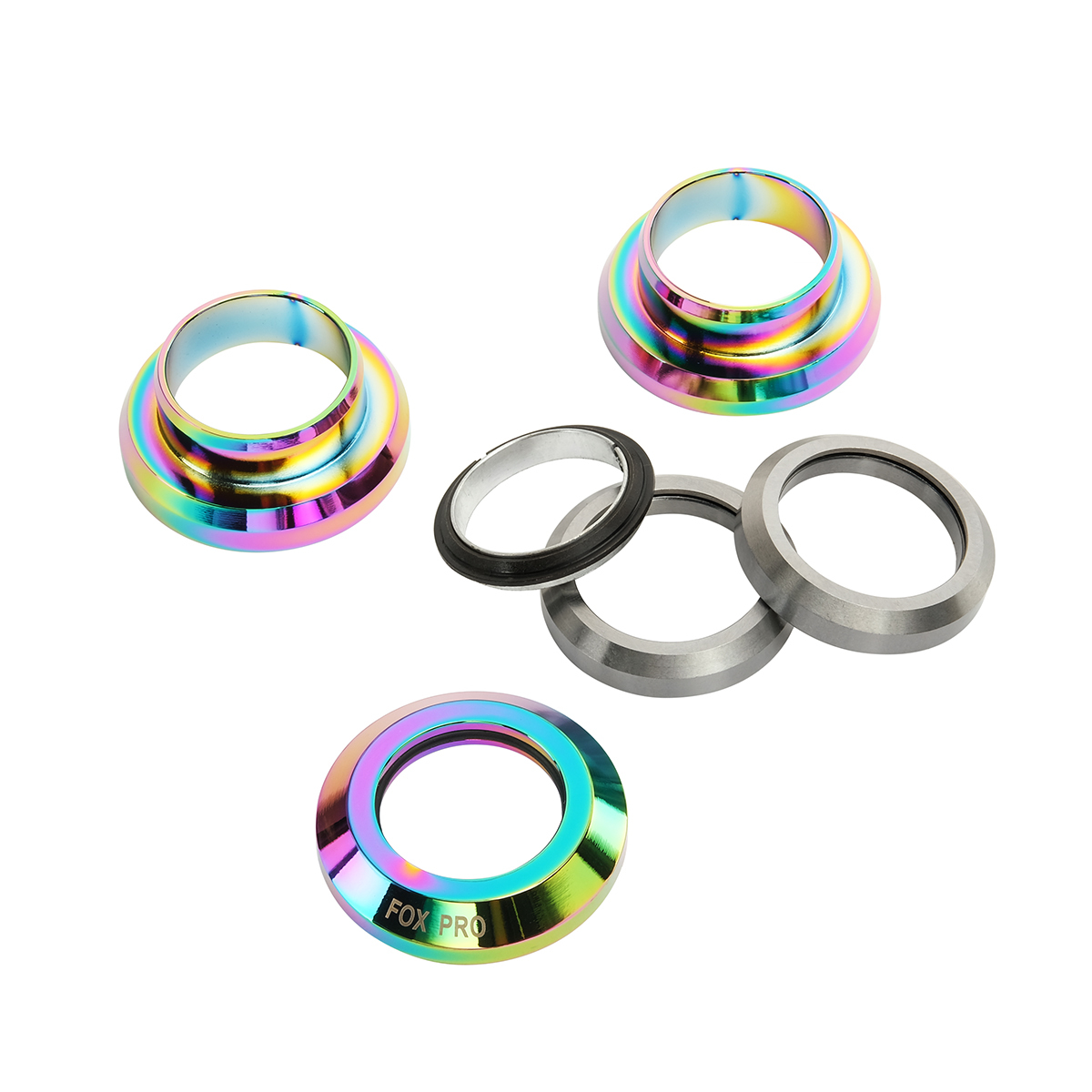 рулевой набор neco h841g черный для самоката. 125". рулевые колонки для самокатов. рулевая колонка fox стандарт 1 1/8 rainbow. рулевая колонка для самоката 34мм.