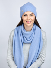 LAUREL шарф длинный  голубой