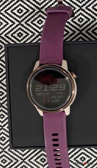 Силиконовый ремешок Coros Apex 42mm Purple