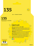 Картридж T2 IC-H8766 IC-H8766 №135 для HP Deskjet 460, 5743, 6543, 6843, 9803, PSC1513, 6213, K7103, цветной