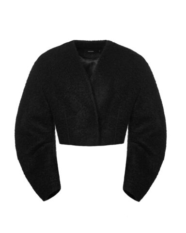 Укороченный жакет из шерсти