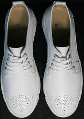 Модные спортивные туфли кроссовки повседневные женские Derem 18-104-04 All White