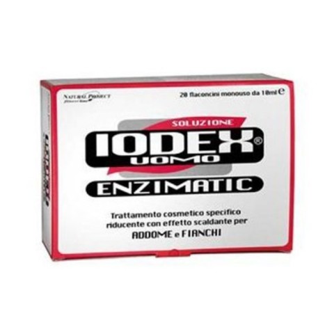 Natural Project Iodex: Разогревающий раствор против жировых отложений в зонах живота и боков для мужчин (Iodex Enzymatic), 10*15мл