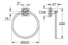 GROHE Allure 40339001 Кольцо для полотенца