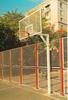 Стойка баскетбольная Г-образная уличная бетонируемая вынос 1.2м.
