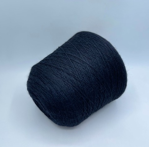 Бобинная пряжа (пр.Италия), art-British wool 2/9,3 465м/100гр, 100% Шерсть, цвет-Черный(8/574). арт-33089