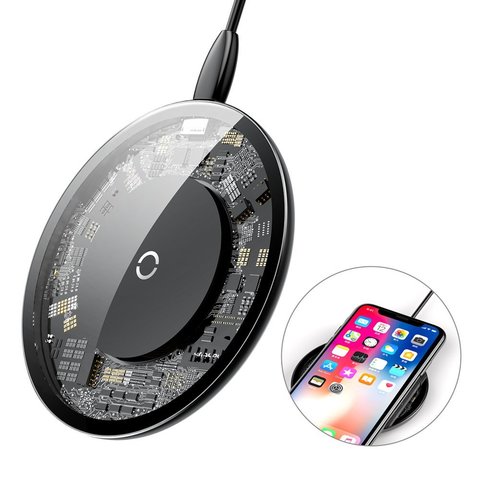 Беспроводное зарядное устройство Baseus Simple Wireless Charger Crystal