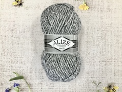Пряжа ALIZE "Superlana maxi" 801 серый жаспе
