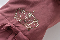 Royal Dog зимний костюм Элегант стразы Марсала XL