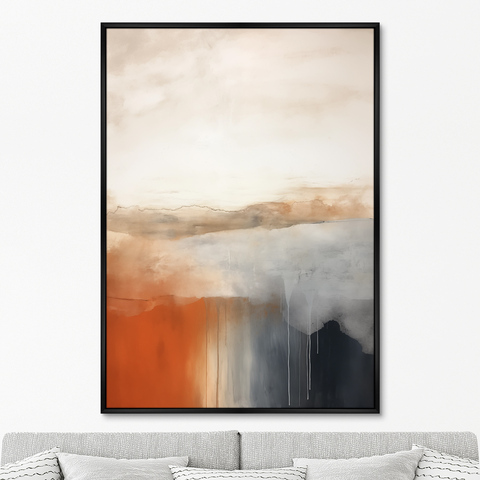 ArtNoMore - Репродукция картины на холсте Landscape collection, Rusty mist, No 1, 2024г.