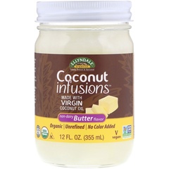 Now Foods, Ellyndale Naturals, Coconut Infusions, безлактозный ароматизатор масла, 355 мл (12 жидк. унций)