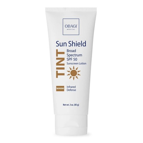 Тонирующий солнцезащитный лосьон SPF 50 с тёплым оттенком Obagi Sun Shield Tint Broad Spectrum SPF 50 Warm, Obagi Medical, 85 гр
