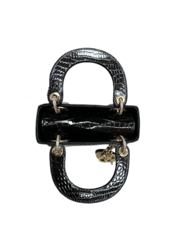 Женская сумка Dior Lady Dior, модель мини-формата черный