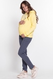 Утепленные спортивные брюки для беременных 10894 синий
