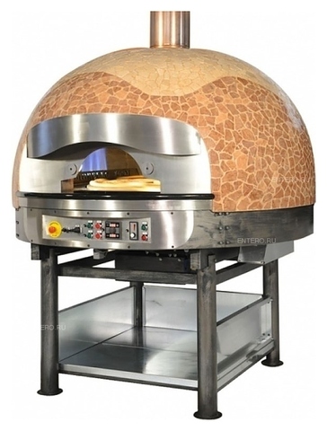 Печь для пиццы Morello Forni MIXE110 СUPOLA MOSAIC на дровах/электрика