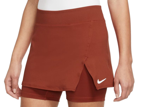 Юбка теннисная Nike Court Victory Skirt - cinnabar/white