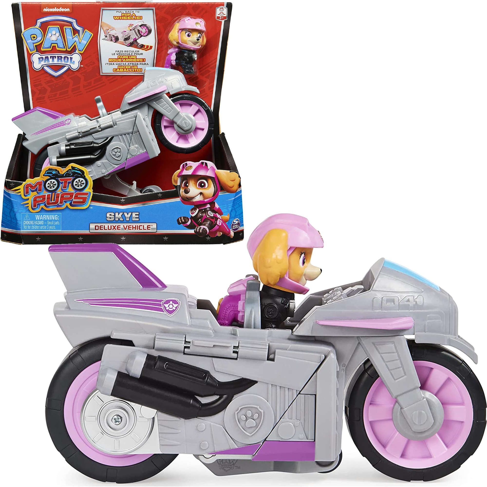 Игрушечный транспорт Spin Master Щенячий Патруль Moto Pups - Фигурка Скай и  мотоцикл Deluxe 20127786 6059253 купить в Москве | Доставка по России.