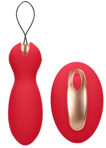 Красные вагинальные шарики Purity с пультом ДУ - Shots Media BV Elegance ELE017RED