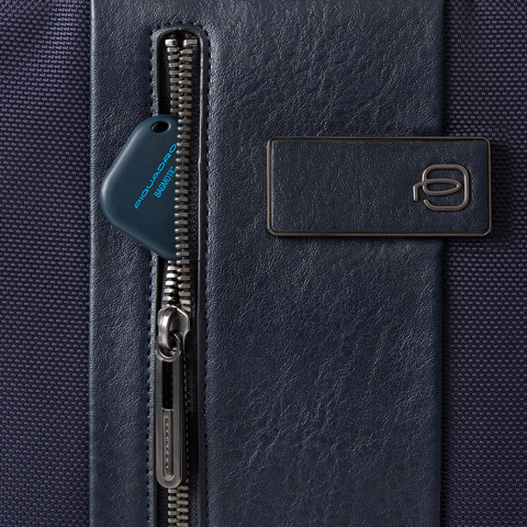 Сумка дорожная Piquadro Brief2, синий, кожа натуральная/ткань (BV4447BR2/BLU)