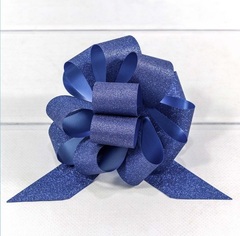 Бант-шар 5 см "Блеск" Синий