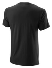 Теннисная футболка Wilson Padel Script Cotton T-Shirt II - black