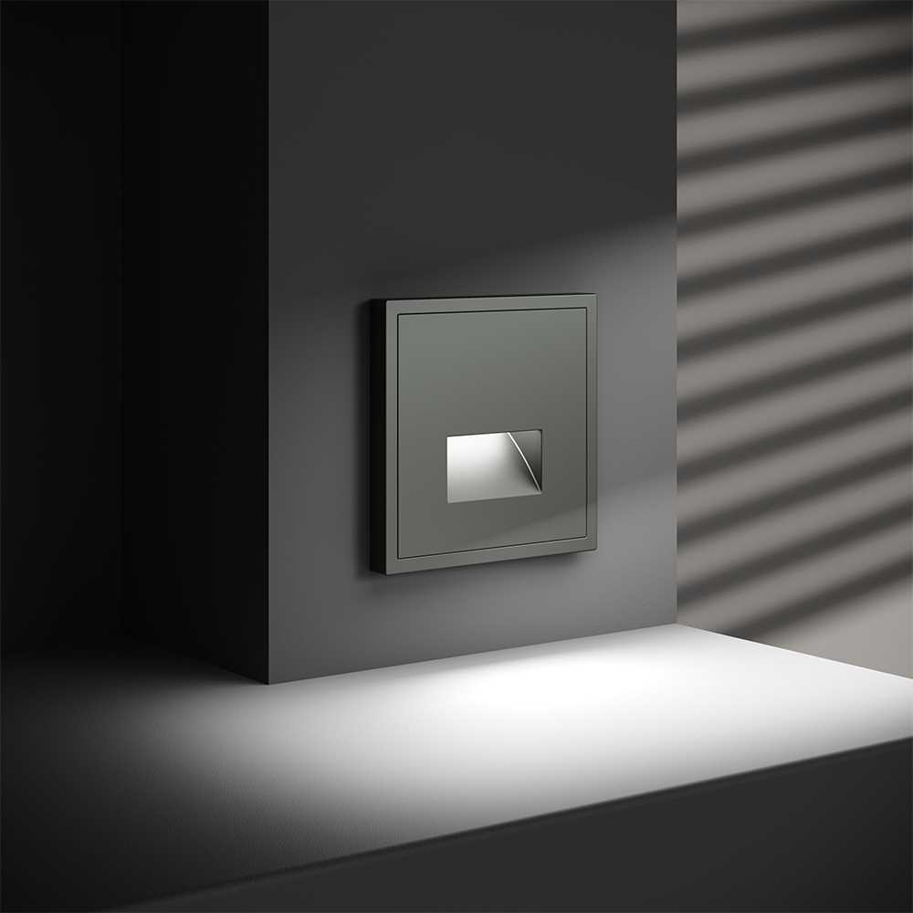 Подсветка светодиодная встраиваемая Voltum S70, (титан) VLS070606