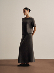 Юбка ALINA, шоколадный