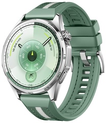 Смарт-часы Huawei WATCH GT 6 46 мм серебристый-зеленый
