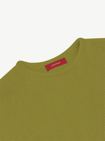 Джемпер оверсайз из экохлопка