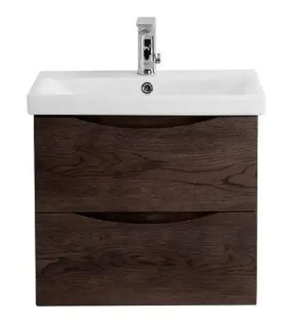 BelBagno MARINO-CER-MINI-500-2C-SO-RNG-P MARINO-CER-MINI База под раковину подвесная с двумя выкатными ящиками, Rovere Nature Grigio, 496x390x500, MARINO-CER-MINI-500-2C-SO-RNG-P