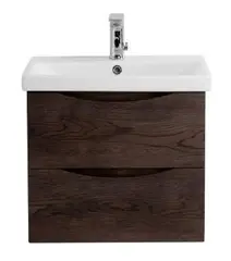 BelBagno MARINO-CER-MINI-500-2C-SO-RNG-P MARINO-CER-MINI База под раковину подвесная с двумя выкатными ящиками, Rovere Nature Grigio, 496x390x500, MARINO-CER-MINI-500-2C-SO-RNG-P фото